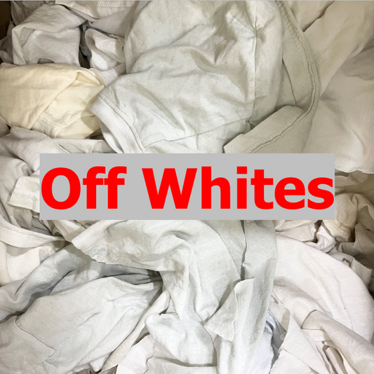 Off-White Cotton Wiping Cloths